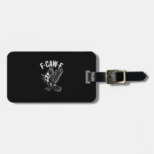 F-Caw-F Crow Retro Klassiker Gepäckanhänger