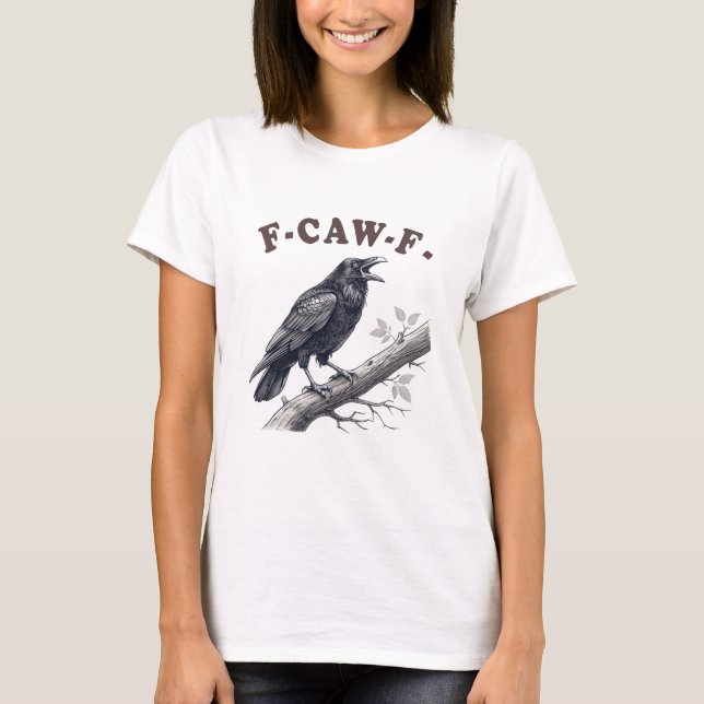 - f-caw-f Cut Crow T-Shirt (Vorderseite)