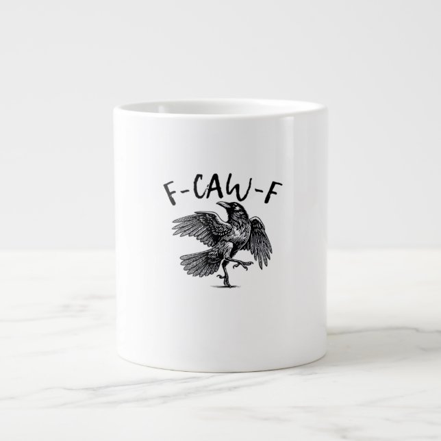 F Caw F Essential Classic Aesthetic Jumbo-Tasse (Vorderseite)