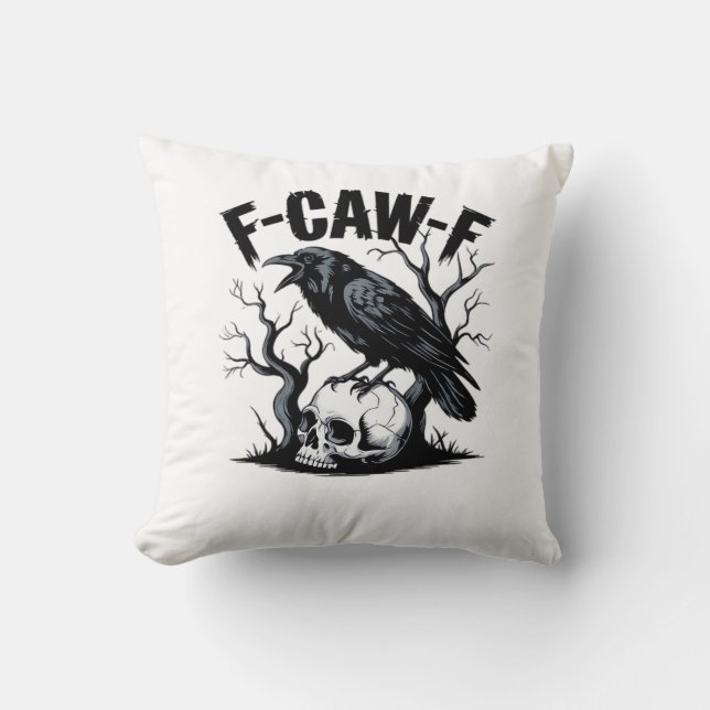 F Caw F Essential Minimal Clean Design Kissen (Vorderseite)