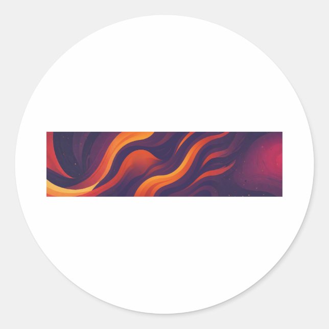 F-Caw-F Essential Retro Classic Runder Aufkleber (Vorderseite)