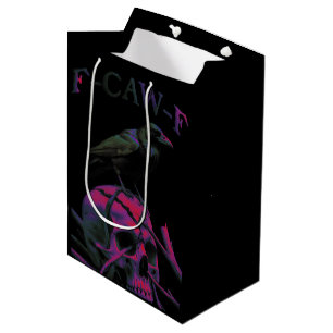 F-Caw-F Funny Black Crow Bird Mittlere Geschenktüte