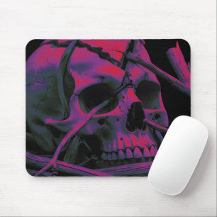 F-Caw-F Funny Black Crow Bird Mousepad