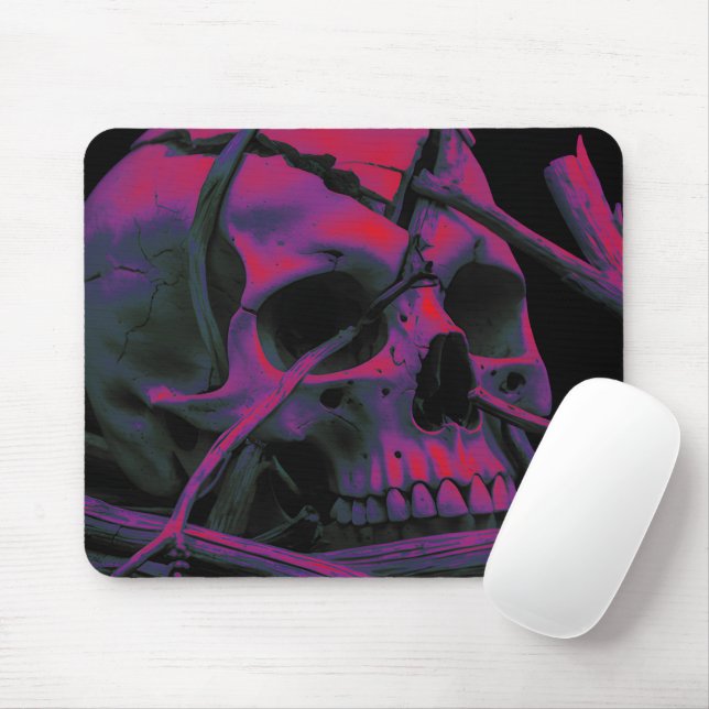 F-Caw-F Funny Black Crow Bird Mousepad (Mit Mouse)