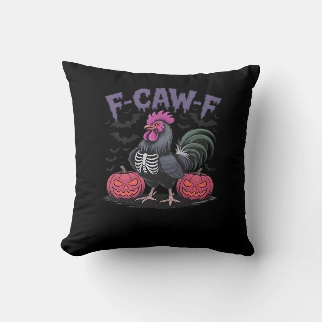 F-Caw-F Funny Chicken Classic Simple Style Kissen (Vorderseite)