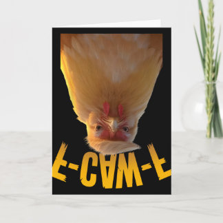 F-caw-f Funny Chicken Humor F-caw-f Quote Trump  Karte