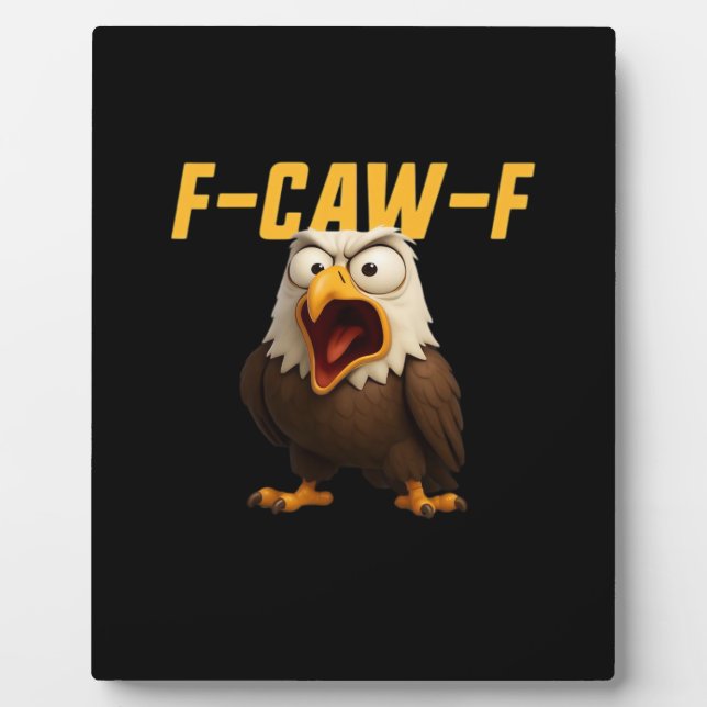 F-Caw-F Funny F-Caw-F Gear Creative Style Fotoplatte (Vorderseite)