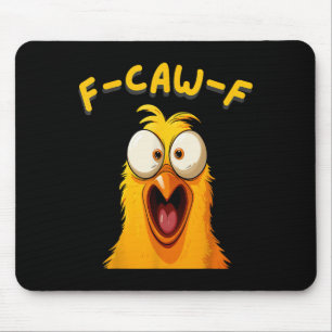 F-caw-f Funny Rooster Hühnerfarm Fcawf Tierart Mousepad
