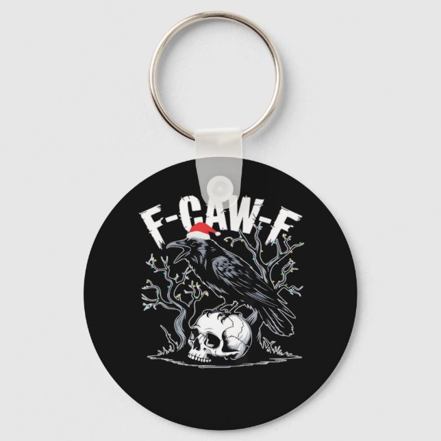 F-Caw-F Funny Trendy Schlüsselanhänger (Vorderseite)