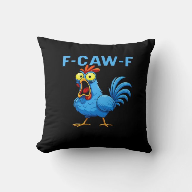 F-Caw-F Graphic Gear Creative Design Kissen (Vorderseite)