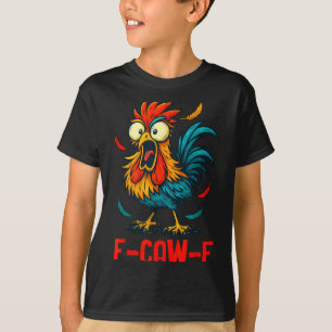 F-caw-f Hahn Meme Lustiger Hühnerhumor Scherz Fcaw T-Shirt