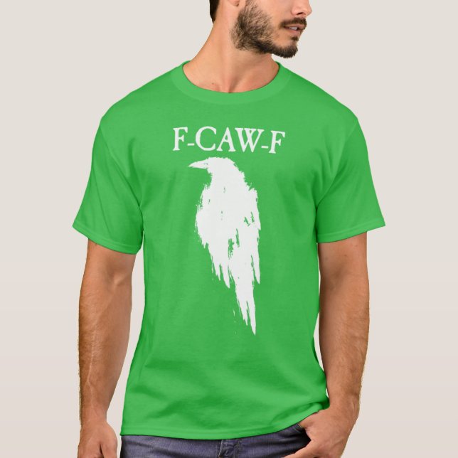 F Caw F Halloween-Kostüm T-Shirt (Vorderseite)