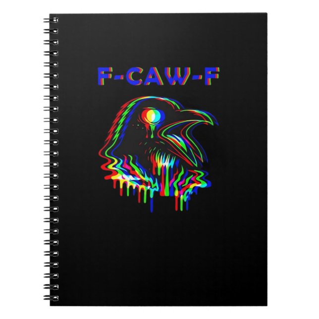 F-Caw-F Halloween Music Party Essential Notizblock (Vorderseite)