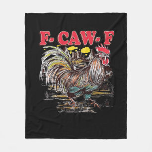 F-Caw-F Hei Hei Moana Hahn Klassisches Lustiges Gr Fleecedecke