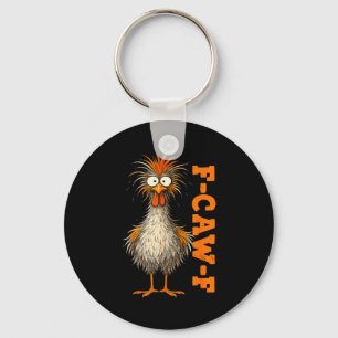 F Caw F Hemd Huhn F-caw-f Lustiges Meme Männer Fra Schlüsselanhänger