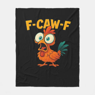 F-Caw-F Huhn Essential Lustig Trendig Fleecedecke