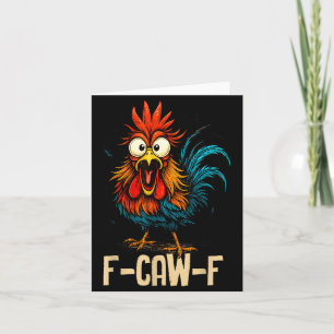 F-caw-f Huhn Fcawf Hahn Kaffee Karte