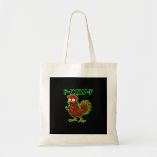 F-Caw-F Huhn Klassisches Retro-Grafik Tragetasche