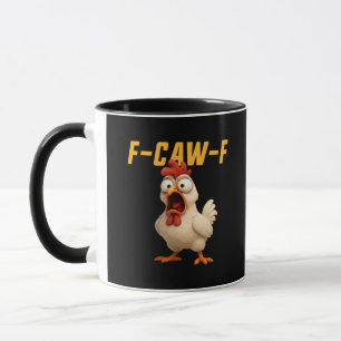 F-Caw-F Huhn Lustiges Huhn F-Caw-F Gang Vintage Tasse