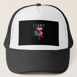 F-Caw-F Huhn Minimal Sauber Truckerkappe