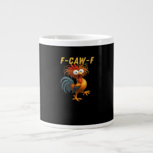 F-Caw-F-Huhn Wesentliche Retro-Klassiker Jumbo-Tasse