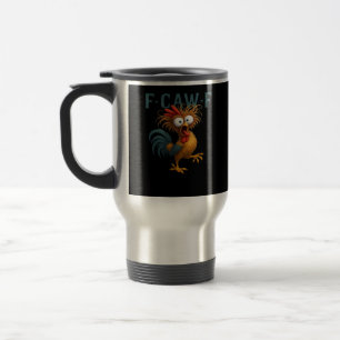 F-Caw-F Huhn Wesentlicher Vintage-Stil Reisebecher