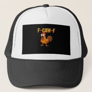 F-Caw-F-Huhn Wesentliches Einfaches Design Truckerkappe