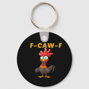 F-Caw-F-Huhn Wesentliches Klassisches Ästhetisches Schlüsselanhänger
