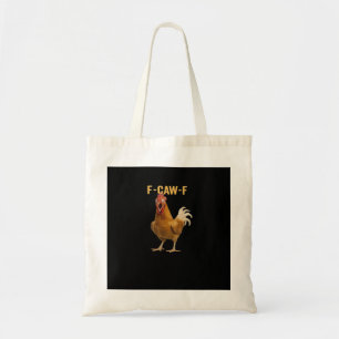 F-Caw-F Huhn Wesentliches Kreatives Grafikdesign Tragetasche