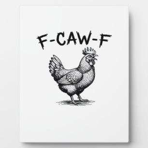 F-Caw-F Hühner-Essential Fotoplatte