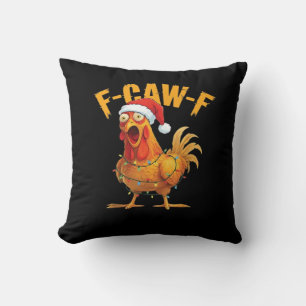 F-Caw-F Hühner-Weihnachten Essential Kissen