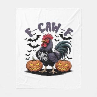 F Caw F Humor Krähe Gothic Lustiger Stil Fleecedecke