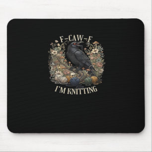 F-Caw-F Ich stricke kreative Freizeitkleidung Mousepad
