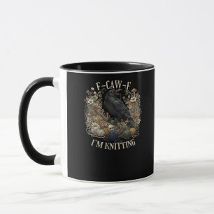 F-Caw-F Ich stricke kreative Freizeitkleidung Tasse