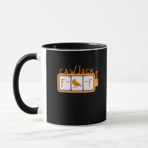 F-Caw-F Jackpot Retro Grafik Tasse