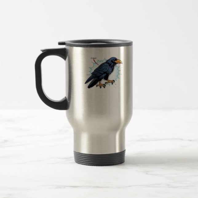 F-Caw-F Klassisch Einfach Sauber Reisebecher (Links)