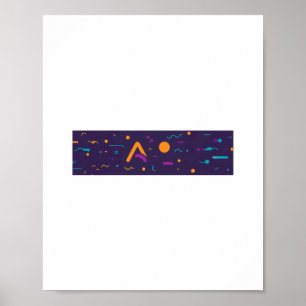 F-Caw-F Klassisch Minimal Sauber Poster