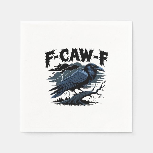 F-Caw-F Klassisch Minimal Sauber Serviette (Vorderseite)