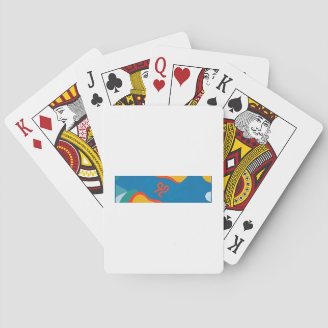 F-Caw-F Klassisch Minimal Sauber Spielkarten (Rückseite)