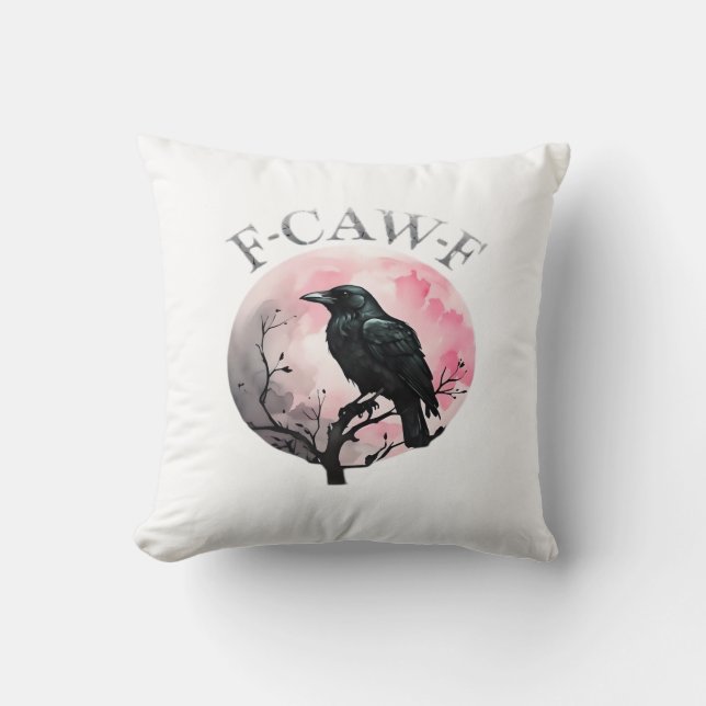 F-Caw-F Klassisch Retro Cool Kissen (Vorderseite)