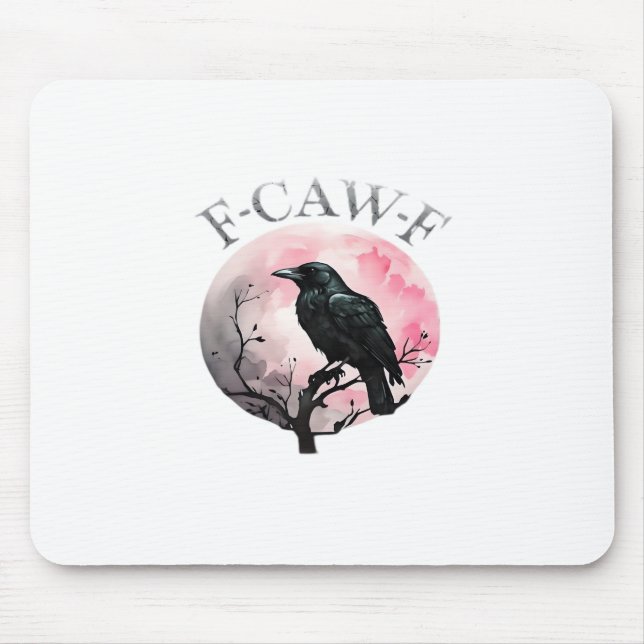 F-Caw-F Klassisch Retro Cool Mousepad (Vorne)