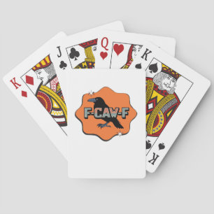 F-Caw-F Klassisch Trendy Casual Spielkarten