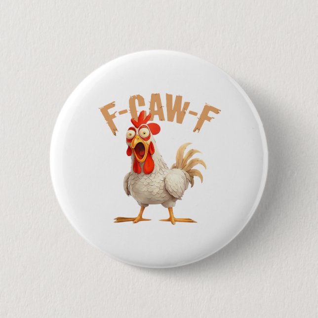 F-Caw-F Klassischer ästhetischer Stil Button (Vorderseite)