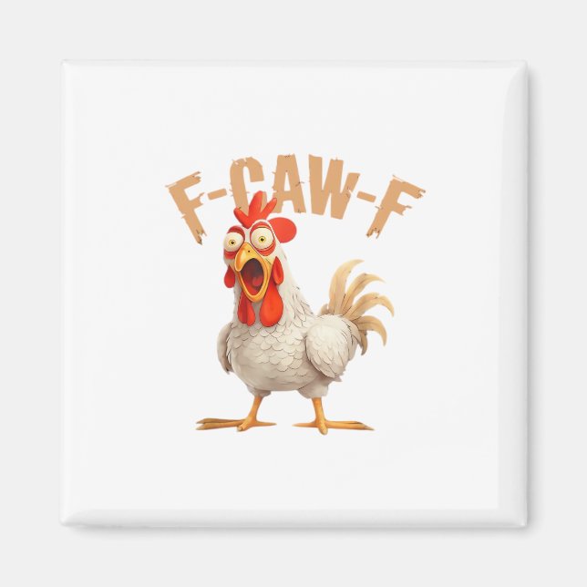 F-Caw-F Klassischer ästhetischer Stil Magnet (Vorne)