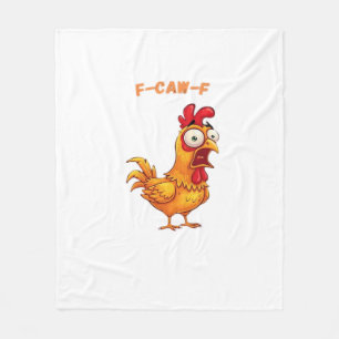 F-Caw-F Klassischer lustiger Spruch Fleecedecke