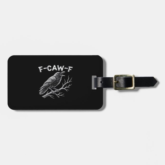 F-Caw-F Klassischer Retro-Stil Gepäckanhänger (Vorderseite horizontal)