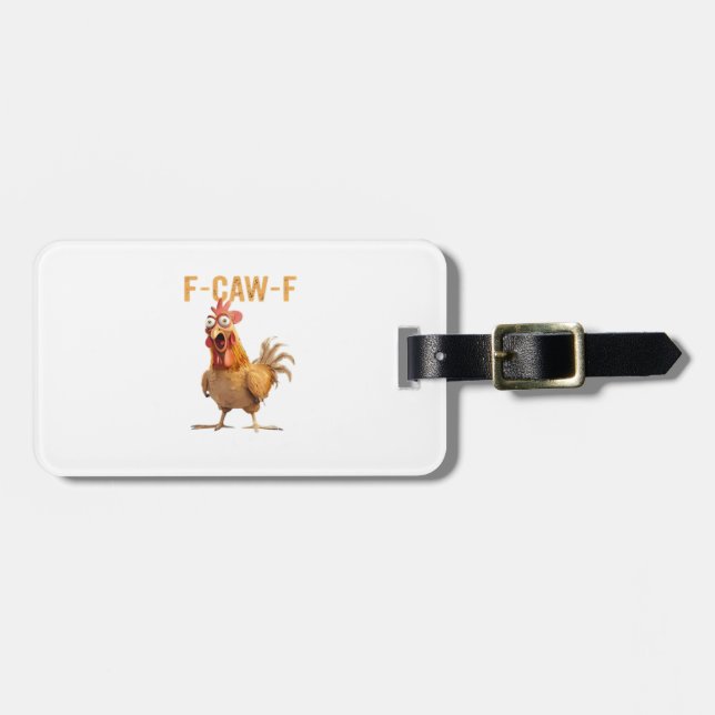 F-Caw-F Klassischer Retro-Stil Gepäckanhänger (Vorderseite horizontal)