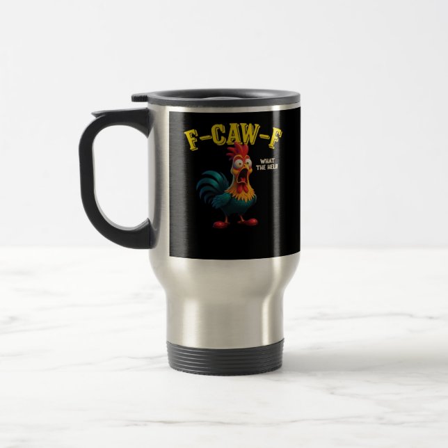 F Caw F Klassisches Design  Reisebecher (Links)