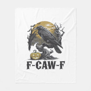 F-Caw-F Klassisches Minimaldesign Fleecedecke