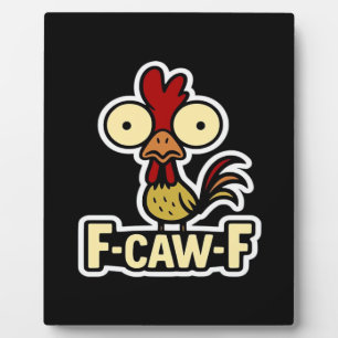 F-Caw-F Klassisches Vintage-Grafikdesign Fotoplatte